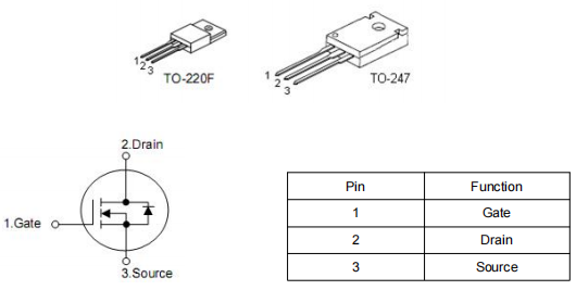 500v場效應管,KCX3650A 500v場效應管,KCX3650A