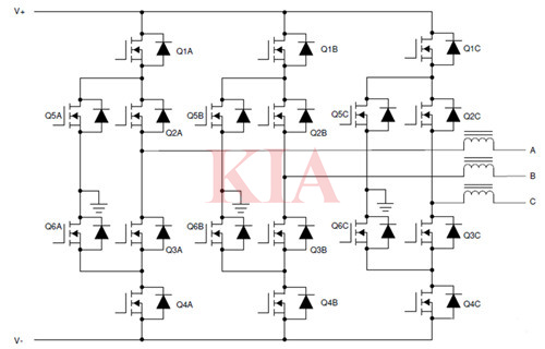 三電平逆變電路原理,三電平逆變器拓撲-KIA MOS管
