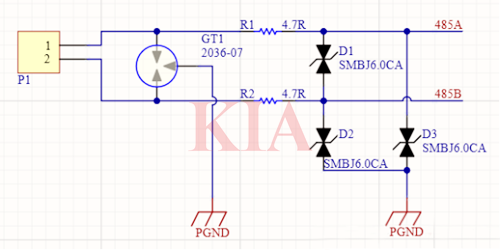 防雷電路,防浪涌電路設(shè)計(jì)-KIA MOS管