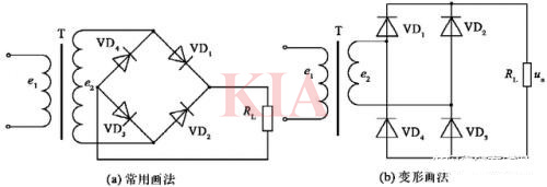 全波整流和橋式整流